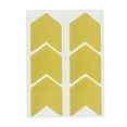 thumbnail image 3 of Banda Stickers Adhesivo Reflejante Flecha Bici Moto Amarillo, 3 of 3