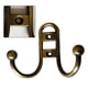 thumbnail image 3 of Pack of 4 Stylish Black Coat Hooks Rustic Design for Coats Scarves Bags, 3 of 5