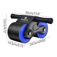 thumbnail image 3 of Hyknon Ab Roller Wheel for Men and Women, Automatic Abdominal Training Wheel, Stable Abdomina Roller with Double Wheels, Non-Slip Abdominal Fitness Equipment for Home Core Strength Training, Blue, 3 of 6