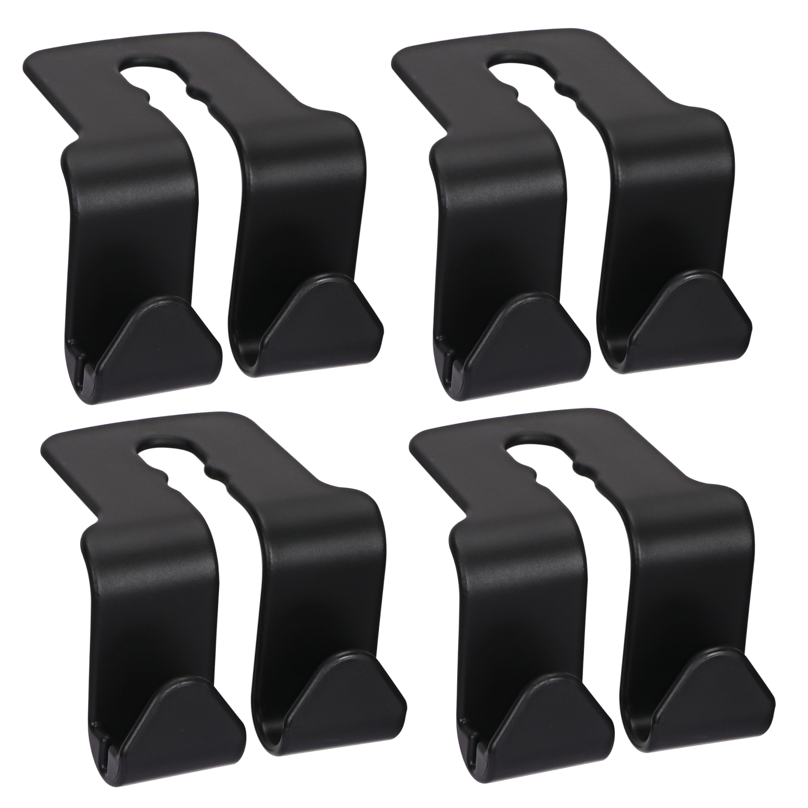 FVSA 4 Pack Seat Headrest Hooks for Car, Auto Seat Purse Holder Hangers