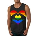 thumbnail image 1 of QIPOPIQ Hommes Tank Tops, Col Rond Tank Top, Décontracté Summer Graphique Pull Sans Manches Autour du Cou Muscle Gym Tank Tops Dégagement, 1 of 4