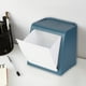 thumbnail image 4 of Cubo de basura de tocador con resorte automático desmontable ligero cubo de basura que ahorra espacio lavabo para cajón de escritorio de oficina de cocina ANGGREK Otros, 4 of 8