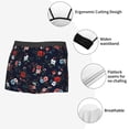 thumbnail image 3 of Pofeuu Vintage Rose Print Men’s Boxer Briefs, Moisture-Wicking Underwear, Regular,Trunk-Large, 3 of 5