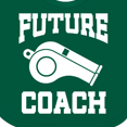 thumbnail image 4 of Inktastic Future Coach Sports Coaching Boys or Girls Baby Bib, 4 of 4