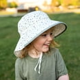 thumbnail image 5 of JAN & JUL Kids' Sun-Hat for Girls, 50+ UPF, Lightweight, Breathable (L: 2-5 Years, Triangles), 5 of 5