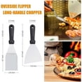 thumbnail image 2 of 9 Pcs Stainless Steel Spatula Set, Professional BBQ Hot Plate Accessory Set, Barbecue Spatula Utensils Set, Plancha Spatula for Teppanyaki, 2 of 5