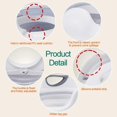 thumbnail image 3 of Potty training seat for toddlers with padded potty seat - white, 3 of 5