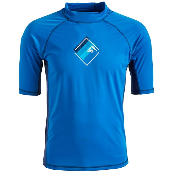 Kanu Surf Men's Paradise UPF 50+ Short Sleeve Sun Protective Rashguard Swim Shirt