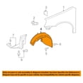 thumbnail image 3 of For 06-09 GTI & Rabbit Front Splash Shield Inner Fender Liner Panel Driver Side, 3 of 4