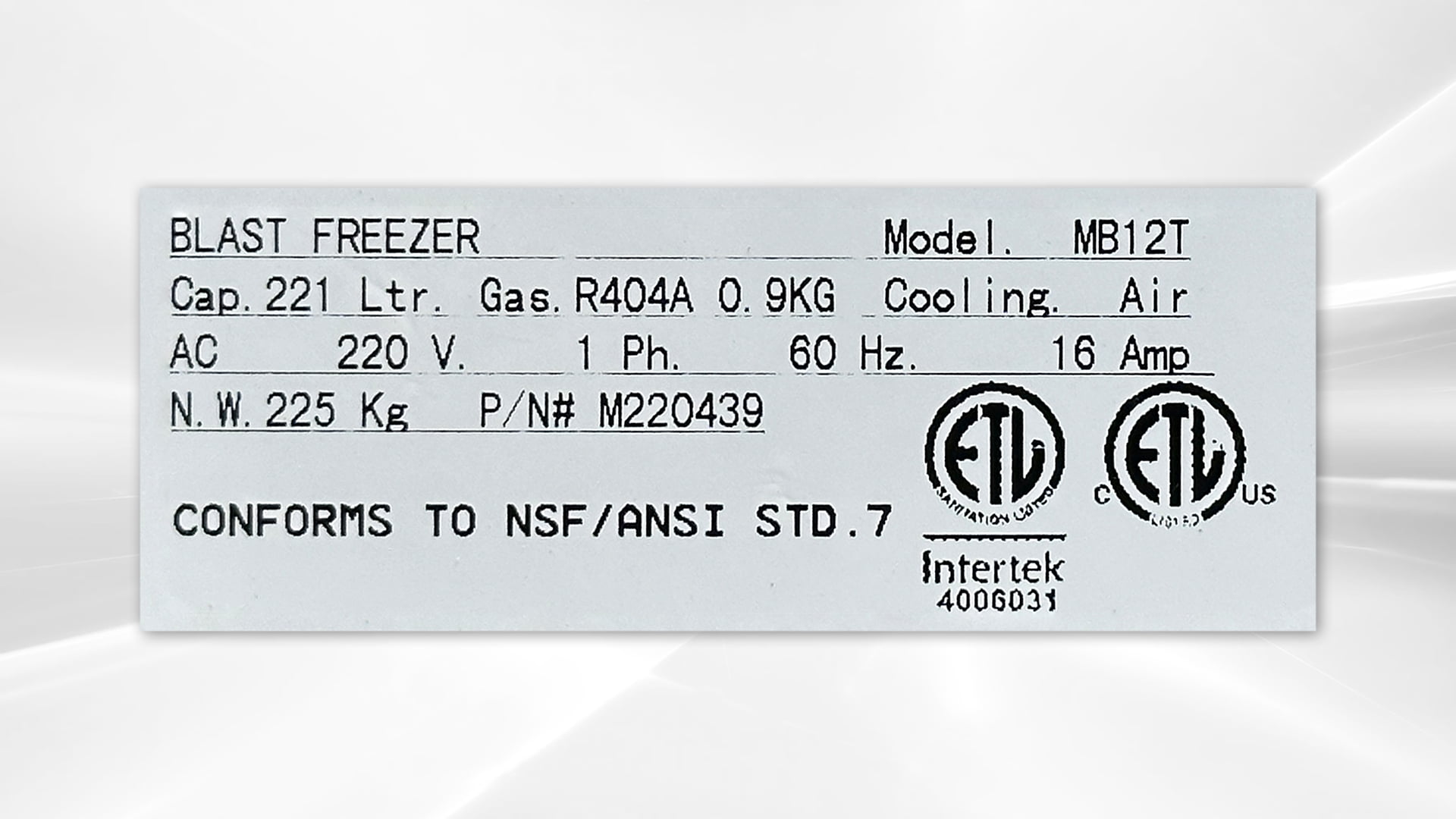 241L Commercial 5 Trays Blast Chiller&Freezer, Blast Chiller Shock Freezer, Chiller Freezer 220V