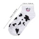 thumbnail image 3 of 2 pares de calcetines con estampado de vaca, calcetines cortos con estampado de vaca, calcetines tobilleros, calcetines de dibujos animados, 3 of 8
