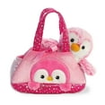 thumbnail image 2 of Aurora - Small Pink Fancy Pals - 7" PomPom Penguin - Fashionable Stuffed Animal, 2 of 4