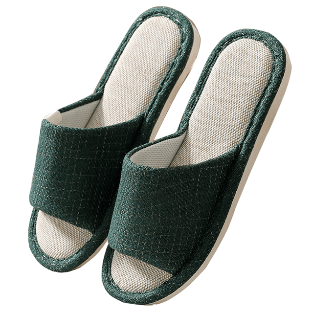 Zapatilla de punta abierta con espuma viscoelástica, zapatilla interior suave para mayor comodidad.