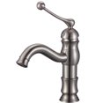 thumbnail image 2 of American Imaginations AI-29473 1 Hole CUPC Approved Lead Free Brass Faucet Set In Brushed Nickel Color - Overflow Drain Incl., 2 of 5