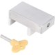thumbnail image 5 of 2 piezas con llave Cerradura de seguridad para marco de puerta de aleación de aluminio, cerraduras de ventana dobles corredizas ajustables Cerraduras de seguridad de acero Limita, 5 of 5