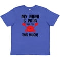 thumbnail image 3 of Inktastic Mimi and Papa Love Me Crab Youth T-Shirt, 3 of 5