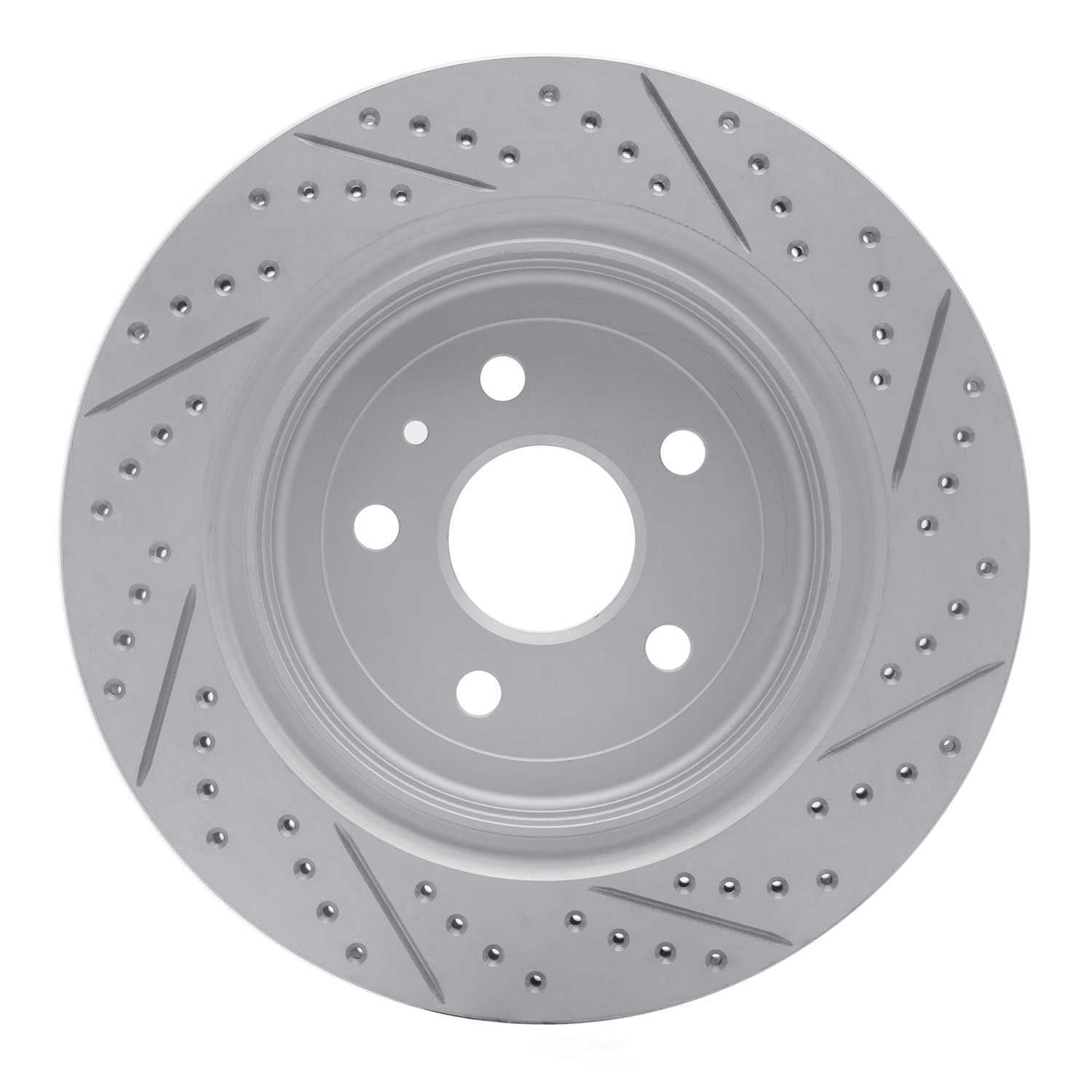 Dynamic Friction Company 830-47069R DFC Geoperformance Rotor - Drilled and Slotted