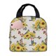 thumbnail image 1 of Fotbe Bird Sunflowers Bolsa Térmica con Estampado y Forro de Aluminio Grueso Bolsa de Almuerzo con Bolsillo Frontal para Hombres y Mujeres, Ideal para Trabajo, Escuela, 1 of 8