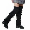 thumbnail image 2 of ACDANC Cable Knit Leg Warmers Winter Thick Knee High Long Socks Boot Socks, 2 of 5