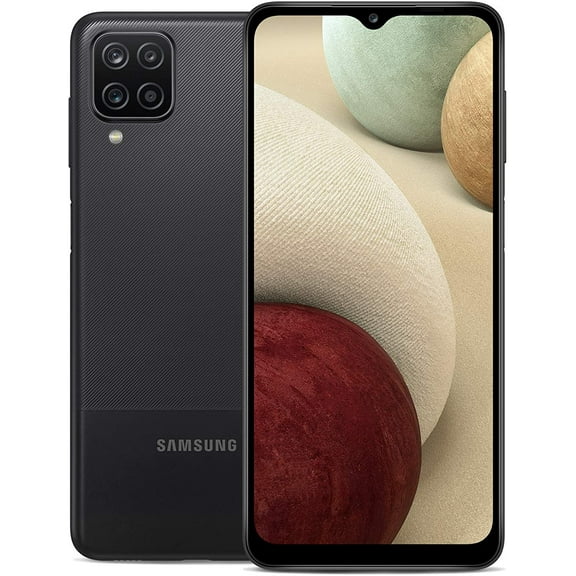 Restored Samsung Galaxy A12 32GB Black T-Mobile Locked (Refurbished)
