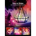 thumbnail image 4 of USB Fairy Lights Plug in, 33 ft 100 LED Twinkle String Lights with Remote and Timer, Waterproof 8 Modes Starry Lights for Indoor Wreath DIY Party Wedding Christmas Decoration, Multicolor, 4 of 18