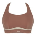 thumbnail image 5 of Panache Freedom Racerback Non-Wire Non-Padded Sports Bra (7344),32GG,Sienna Rose/Chalk, 5 of 8
