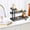 Brown-BW, variant on MMJ Wooden 3-Tier Serving Tray Display Rack Tea Set Cup Organizer Perfume Stand Desktop Storage 12.4x8.86x6.1in