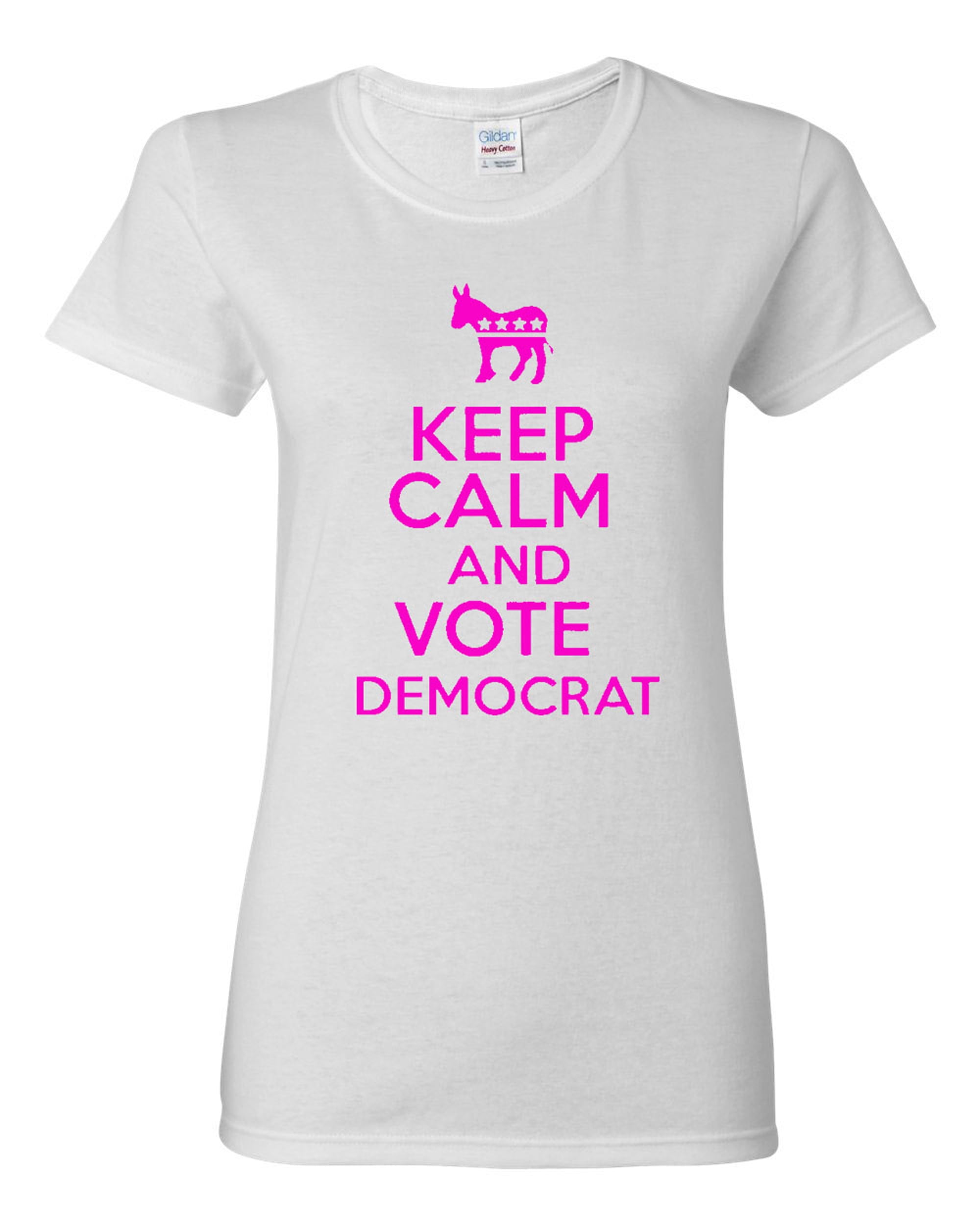 city shirts ladies keep calm and vote democrat politics t shirt