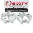 thumbnail image 3 of Sixity Auto 2 pc 1.25" 5x114.3 Wheel Spacers compatible with Dodge B250 Pickup D200 Series D250 Dakota Daytona Ramcharger 1/2-20tpi 1.25in Studs Lugs, 3 of 7