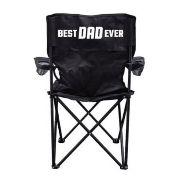 "Best Dad Ever" - Father's Day Gift - Camping Chair with Carry Bag