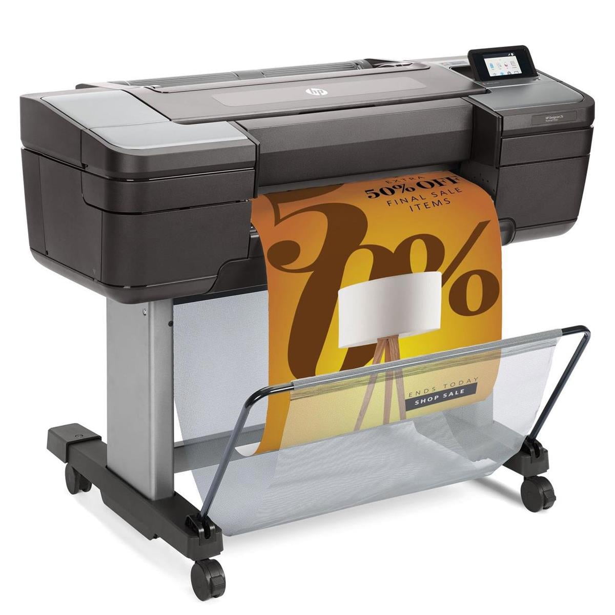 HP DesignJet Z6 Large Format PostScript Graphics Printer, 24" Inkjet, Advanced Security Features