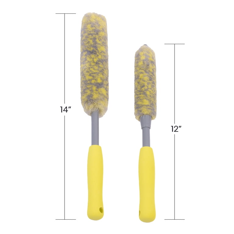 Wheel and Rim Cleaning Brush Set, 2 Pack photo 3