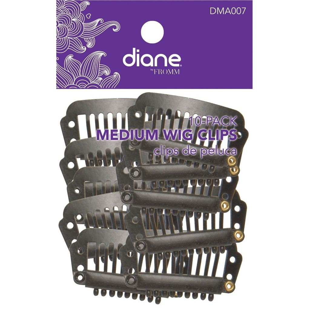 Diane Medium Snap-on Wig Clips - 10 Pack