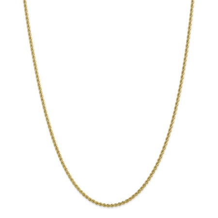 Primal Gold 14 Karat Yellow Gold 2.25mm Regular Rope Chain