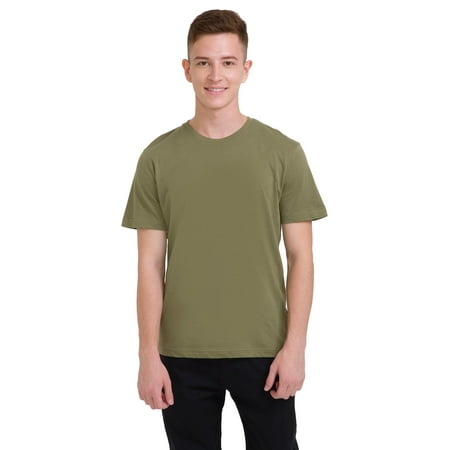 bossini Gracious Mens Tapered Slim Fit Solid Pants 28 + Green Selection Mens Short Sleeve T Shirt Top S,US Size