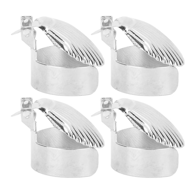 4 Pcs Candle Snuffer, Metal Candle Wick Snuffer Stopper Automatic Extinction Candle Tool Easy Installation Candle Snuffer Extinguisher Clip for Diameter of 0.7 to 1 Inch Candle