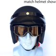 thumbnail image 4 of Motorcycle and Jet Goggles Goggles Motorcycle Goggles 18x8cm (Brown Frame + Brown Lens), 4 of 5