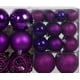 thumbnail image 3 of 100 piezas Bolas de Navidad Decoraciones para árboles de Navidad Bolas para árboles de Navidad 100 colgantes de gancho de metal Inastillable (púrpura, dorado, rojo) Adepaton LN-0882-1, 3 of 6