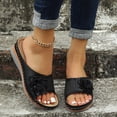 thumbnail image 7 of Bkhluea Women Wedge Slide Sandals Flower Decor Comfortable Shoes For Home Travel Casual Daily Outdoor Walking Activities, 7 of 7