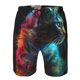 thumbnail image 3 of Fotbe Neon Spectrum Cat Portrait Trajes de Baño Estampados para Hombre, Shorts de Verano de Secado Rápido, Ropa de Playa, Bañadores-X-Large, 3 of 6