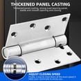 thumbnail image 5 of Self Closing Door Hinge, 3 inches,Auto Closing Spring Hinge with Adjustable Tension, Thickened 304 Stainless Steel Heavy Duty Door Hinges 3 inches,with Mounting Screwdriver Hardware,2 Pack, 5 of 7