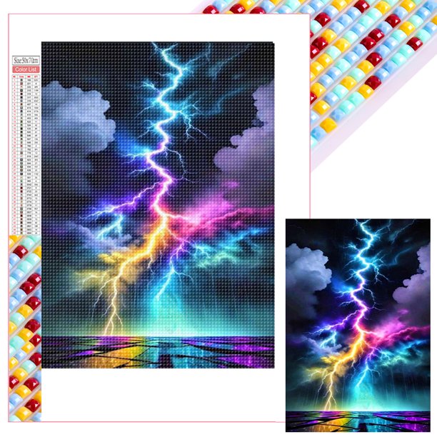 5D DIY Kit Con Cuentas Cuadradas Completas Del Arte 55x75cm
