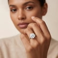 thumbnail image 5 of Rosec Jewels Lab Grown Diamond Engagement Ring for Women (5 Ct, E-VS1 Grade) - IGI Certified Diamond Solitaire Ring, 925 Sterling Silver, US 4.00, 5 of 8