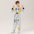 thumbnail image 2 of Toimothcn Toddler Baby Boys Romper Jumpsuit Long Sleeve Casual Astronaut Shaped Carnival Performance Romper Soft Loose Fit Show Jumpsuit Leisure Kids Clothes, 2 of 9