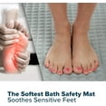 thumbnail image 3 of SlipX Solutions Foot Friendly Pillow Top Plus Safety Bath Mat, 15 x 27, 3 of 9
