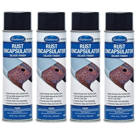 Eastwood Silver Rust Encapsulator 15 oz Aerosol  4 Pack