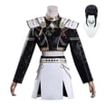thumbnail image 1 of KPop Demon Hunters Zoey Cosplay Costume Set Halloween Party Fancy Dress for Womens Black, 1 of 5