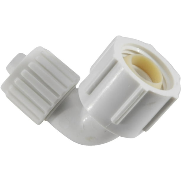 FlairIt 3/8 In. PEX x 1/2 In. FPT Plastic Compression Female Swivel