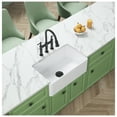 thumbnail image 2 of White Farmhouse Sink Deep Apron Sink Undermount Farmhouse Kitchen Sink Single Farm Sink White + Ceramic, 2 of 3