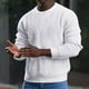 thumbnail image 1 of pstuiky manga larga para hombre, Jersey de punto de color liso de manga larga para primavera/verano para hombre, camiseta de cuello redondo y manga larga Tops casuales para hombres m, 1 of 6